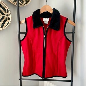 Vintage Red Vest